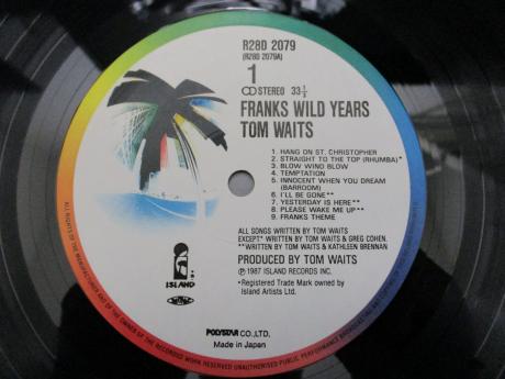 Backwood Records : Tom Waits Franks Wild Years Japan Orig. LP OBI 