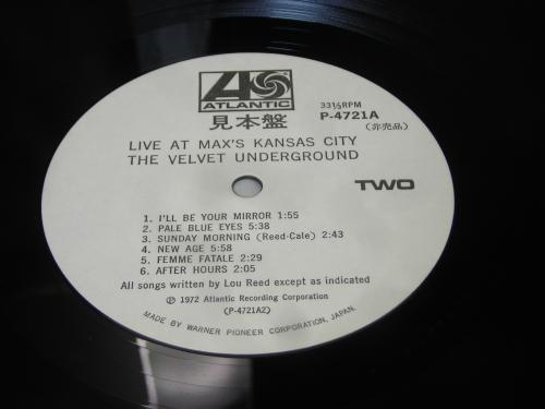 Backwood Records : Velvet Underground Live at Max’s Kansas City Japan ...