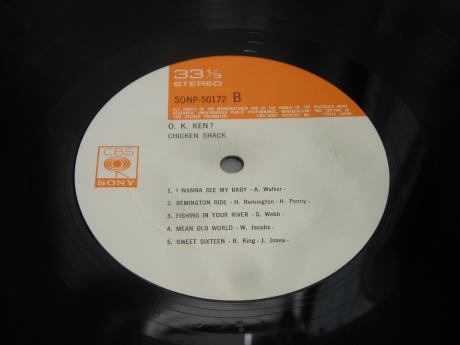 Backwood Records : Chicken Shack O.K. KEN ? Japan Orig. LP INSERT