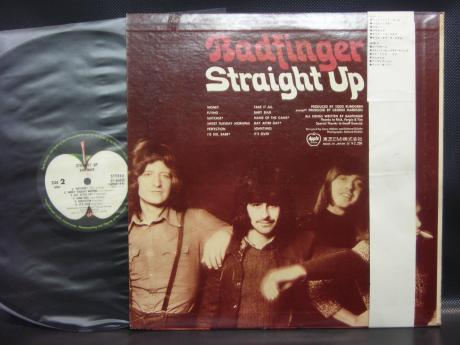 Backwood Records : Badfinger Straight Up Japan Early Press LP OBI