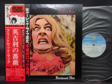 Fleetwood Mac English Rose Japan LTD LP RED OBI INSERT