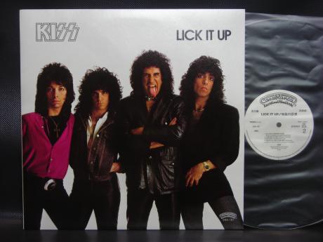 Backwood Records : Kiss Lick it Up Japan Orig. PROMO LP BIG OBI