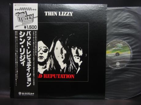 Thin Lizzy Bad Reputation Japan LP BLACK & WHITE OBI