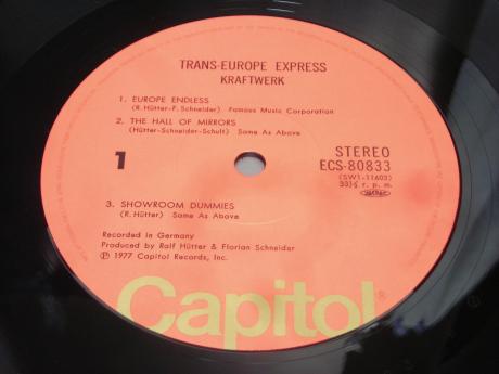 Backwood Records : Kraftwerk Trans – Europe Express Japan Orig. LP