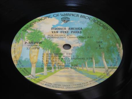 Backwood Records : Van Dyke Parks Discover America Japan LP INSERT 