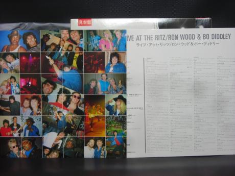 Backwood Records : Ron Wood u0026 Bo Diddley Live at the Ritz Japan Orig. PROMO  LP OBI | Used Japanese Press Vinyl Records For Sale