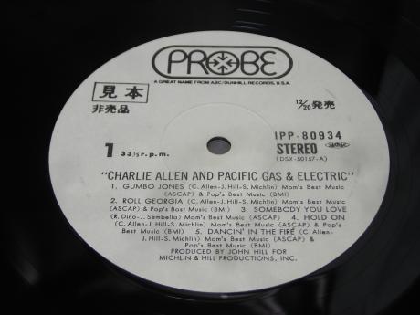 Pacific Gas & Electric Charlie Allen S/T Japan Orig. PROMO LP