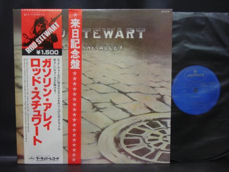 Backwood Records : Rod Stewart Gasoline Alley Japan TOUR ED LP RED