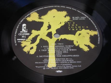 fair condition u2 the joshua tree vinyl 1987 issue