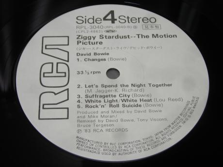 Backwood Records : David Bowie Ziggy Stardust Motion Picture Japan