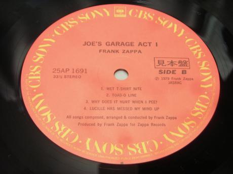 Backwood Records Frank Zappa Joe S Garage Act 1 Japan Orig