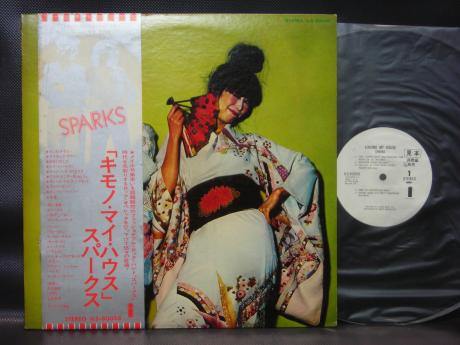 Backwood Records : Sparks Kimono My House Japan PROMO LP OBI WHITE