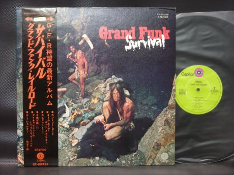 Backwood Records : Grand Funk Railroad Survival Japan Orig. LP OBI