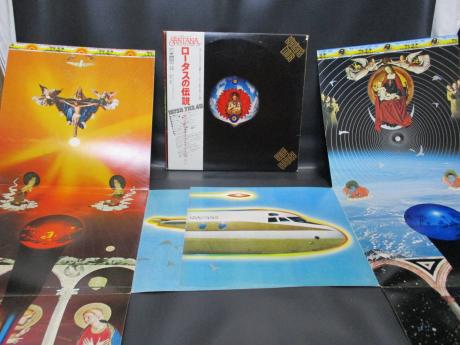 Backwood Records : Santana Lotus Japan Orig. 3LP OBI INSERTS