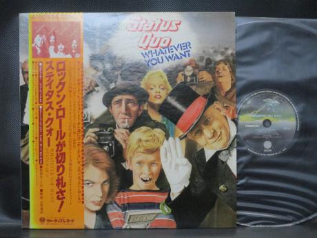 Backwood Records Status Quo Whatever You Want Japan Orig Lp Obi Used Japanese Press Vinyl Records For Sale