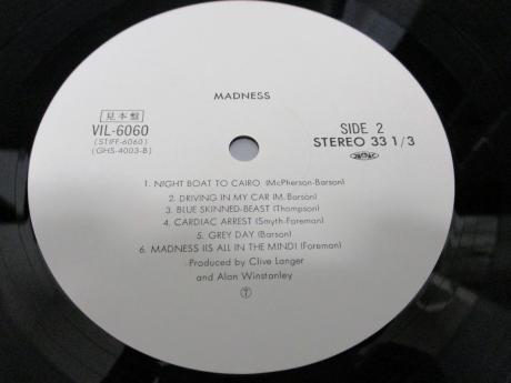 Backwood Records : Madness Same Title Japan PROMO LP OBI WHITE ...