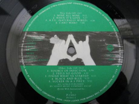Backwood Records : Van Halen OU812 Japan Orig. LP OBI INSERT 