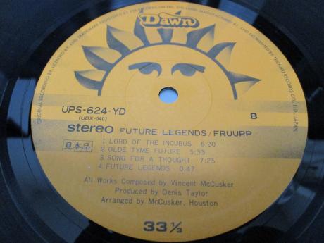 Backwood Records : Fruupp Future Legends Japan Orig. PROMO LP DIF