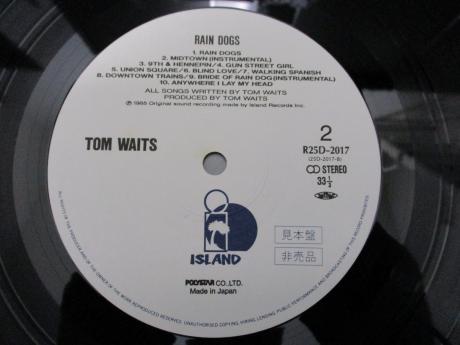 Backwood Records : Tom Waits Rain Dogs Japan Orig. PROMO LP OBI