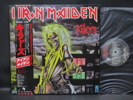 Backwood Records : Iron Maiden Killers Japan Orig. LP OBI INSERT Japanese Press Records Sale