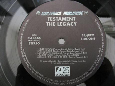 Backwood Records : Testament The Legacy Japan Orig. LP OBI | Used