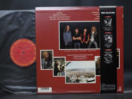 Backwood Records : Metallica Master of Puppets Japan Orig. LP OBI