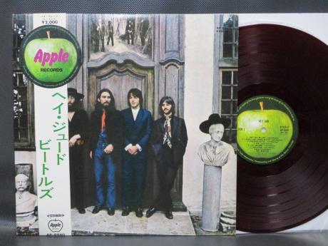 Backwood Records : Beatles Hey Jude Japan Orig. LP OBI RED WAX