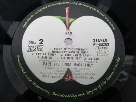 Backwood Records : Paul and Linda McCartney Ram Japan Forever ED