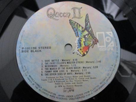 Queen 2nd II Japan Rare LP OBI INSERT