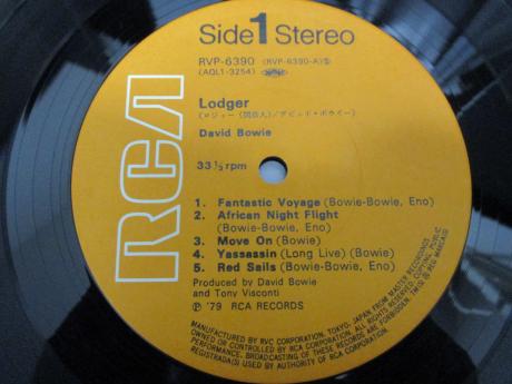 David Bowie Lodger Japan Orig. LP OBI INSERT