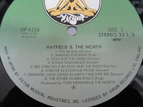 Hatfield and the North 1st Same Title Japan Rare LP RED OBI