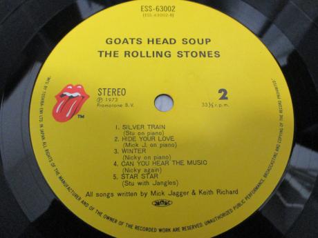 Rolling Stones Goats Head Soup Japan EMI LP GREEN OBI