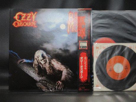 Ozzy Osbourne Bark At The Moon Japan Orig. LP OBI + 7"