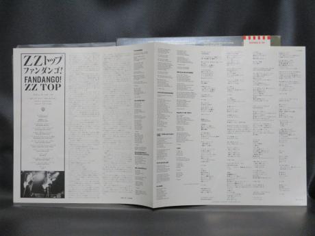 Backwood Records : ZZ TOP Fandango ! Japan TOUR ED LP RED OBI