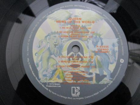 Queen News of the World Japan Tour Memorial ED LP GRAY OBI