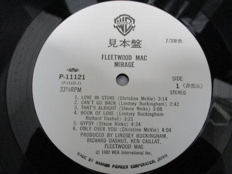 Fleetwood Mac Mirage Japan Orig. PROMO LP OBI WHITE LABEL
