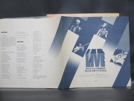 Wishbone Ash Live in Tokyo Japan Orig. LP INSERT