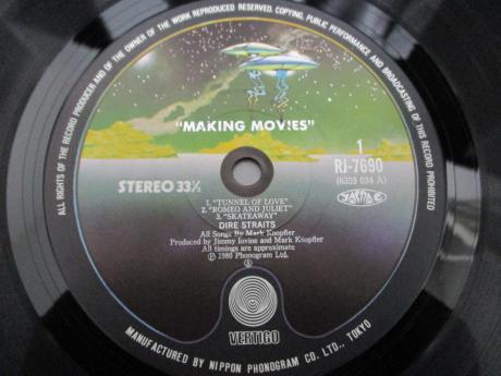 Dire Straits Making Movies Japan Orig. LP STICKER