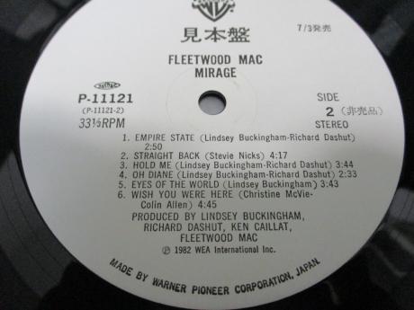 Fleetwood Mac Mirage Japan Orig. PROMO LP OBI WHITE LABEL