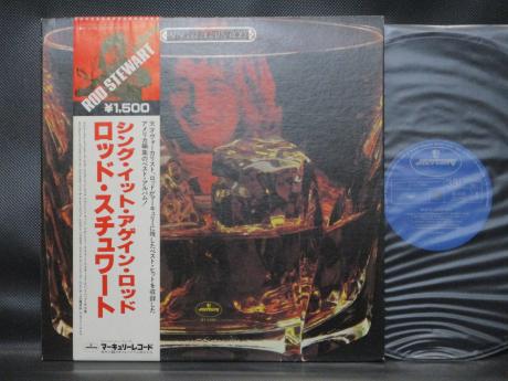 Rod Stewart Sing It Again Rod Japan Rare LP OBI