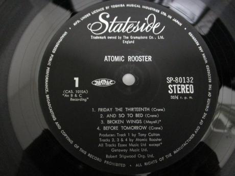 Backwood Records : Atomic Rooster 1st S/T Same Title Japan Orig