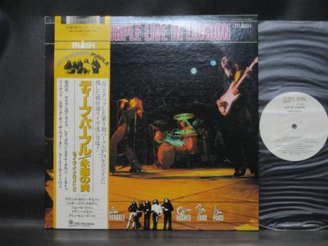 Deep Purple Live in London Japan Orig. PROMO LP OBI WHITE LABEL