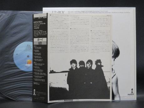U2 Boy Japan Rare LP OBI + INSERT