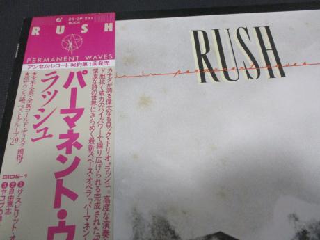 RUSH Permanent Waves Japan Orig. LP OBI