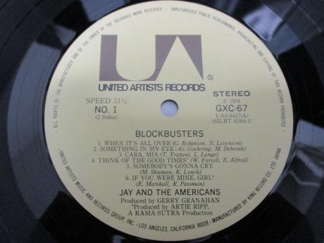 Jay And The Americans Blockbusters Japan Rare LP OBI