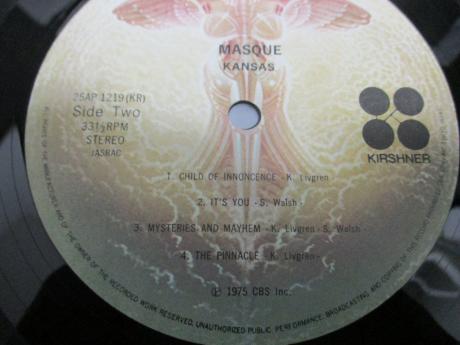 Kansas Masque Japan Rare LP RED OBI INSERT