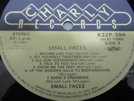 Small Faces 3rd S/T Same Title Japan Rare LP OBI