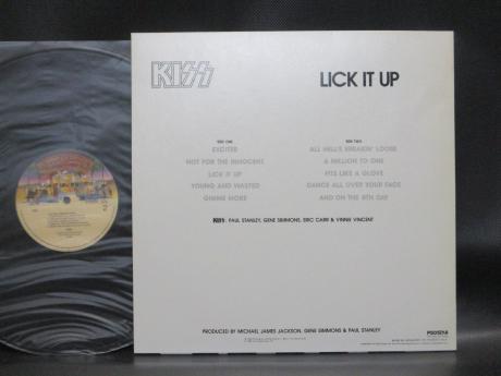 Kiss Lick it Up Japan Orig. LP BIG OBI + INSERT