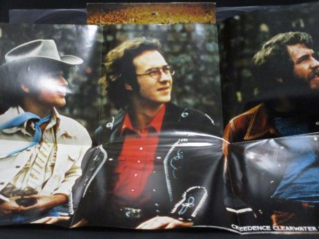 CCR Creedence Clearwater Revival Live in Europe Japan Orig. 2LP OBI RARE POSTER