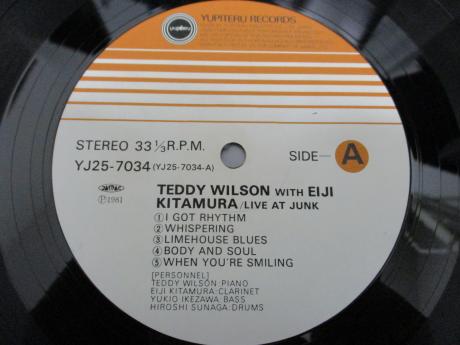 Teddy Wilson With Eiji Kitamura Live At Junk Japan ONLY LP OBI